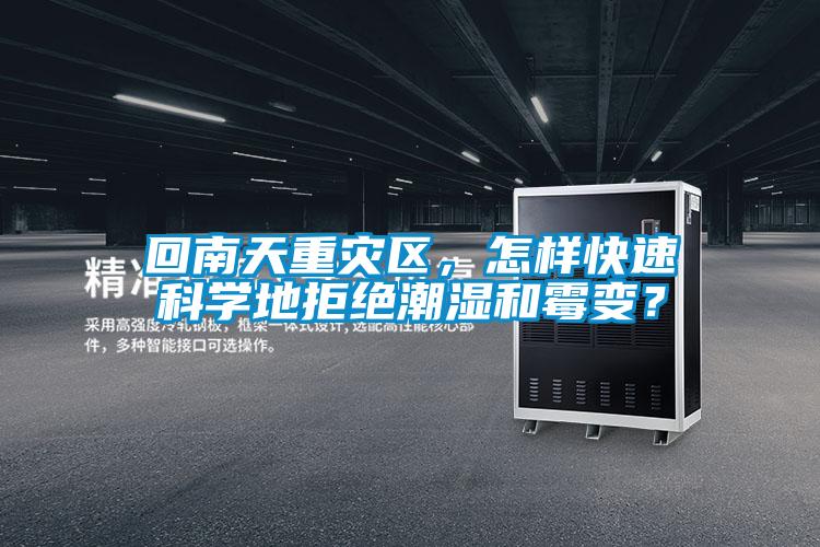 回南天重災區，怎樣快速科學地拒絕潮濕和霉變？