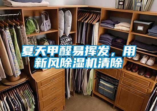 夏天甲醛易揮發，用新風除濕機清除