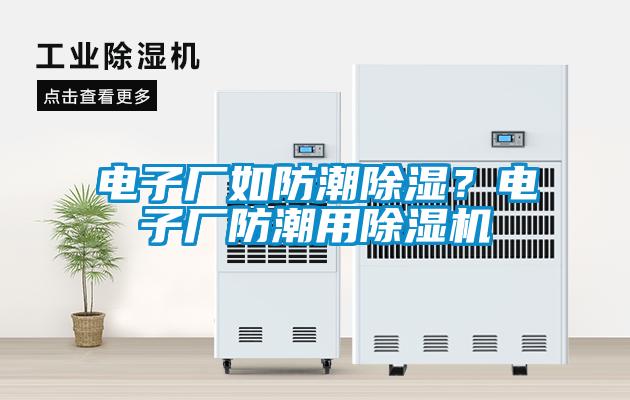 電子廠如防潮除濕?電子廠防潮用除濕機(jī)