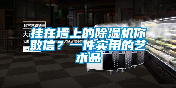 掛在墻上的除濕機你敢信?一件實用的藝術品