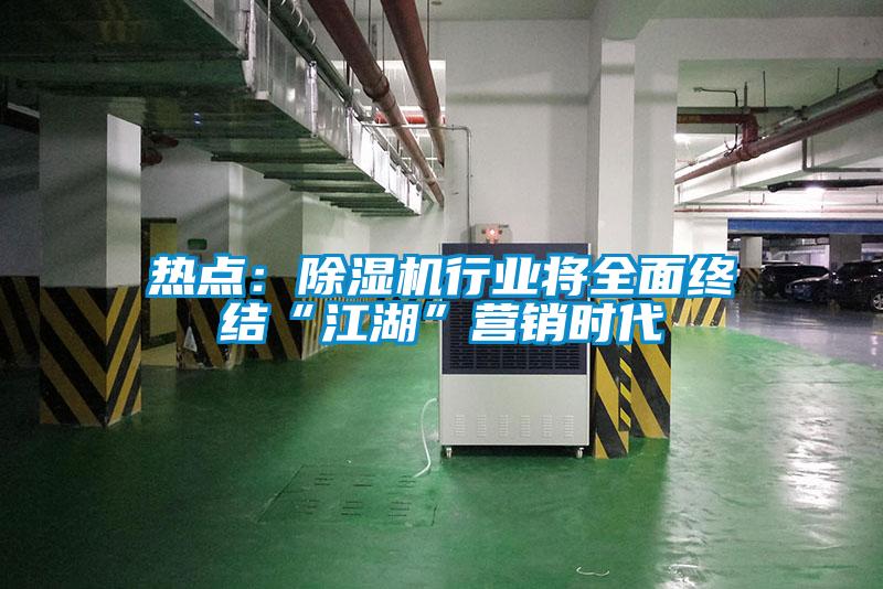 熱點:除濕機行業(yè)將全面終結“江湖”營銷時代