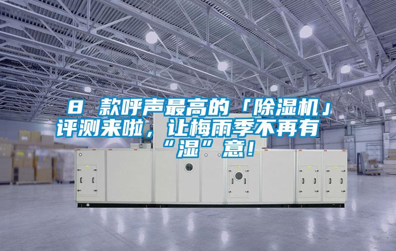 8 款呼聲最高的「除濕機」評測來啦,讓梅雨季不再有“濕”意!