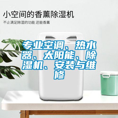 專業(yè)空調(diào)、熱水器、太陽能、除濕機、安裝與維修