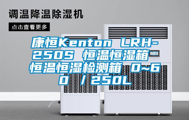 康恒Kenton LRH-250S 恒溫恒濕箱 恒溫恒濕檢測箱 0~60℃/250L