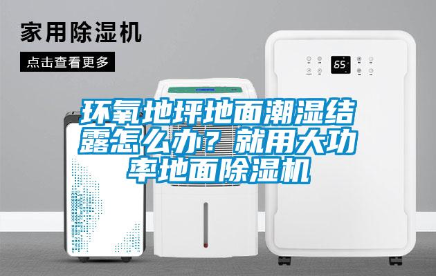 環(huán)氧地坪地面潮濕結露怎么辦?就用大功率地面除濕機