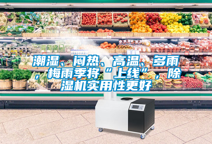潮濕、悶熱、高溫、多雨，梅雨季將“上線”，除濕機(jī)實用性更好