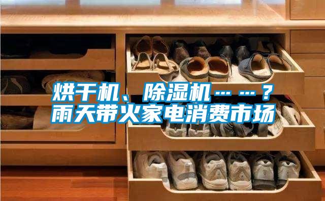 烘干機、除濕機……？雨天帶火家電消費市場
