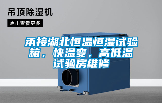 承接湖北恒溫恒濕試驗箱,快溫變,高低溫試驗房維修