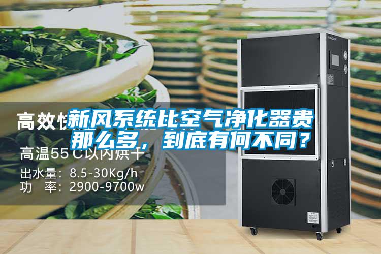 新風系統比空氣凈化器貴那么多，到底有何不同？