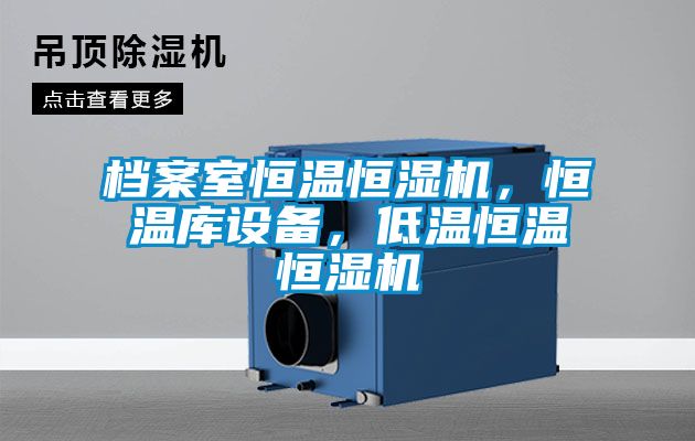 檔案室恒溫恒濕機(jī)，恒溫庫(kù)設(shè)備，低溫恒溫恒濕機(jī)