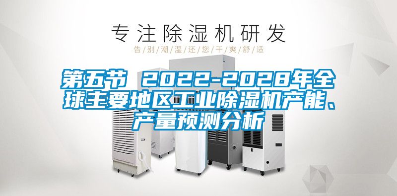 第五節 2022-2028年全球主要地區工業除濕機產能、產量預測分析