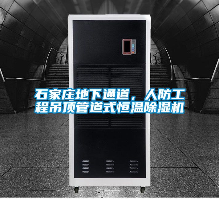 石家莊地下通道,人防工程吊頂管道式恒溫除濕機
