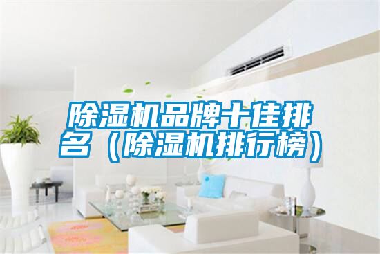 除濕機(jī)品牌十佳排名(除濕機(jī)排行榜)