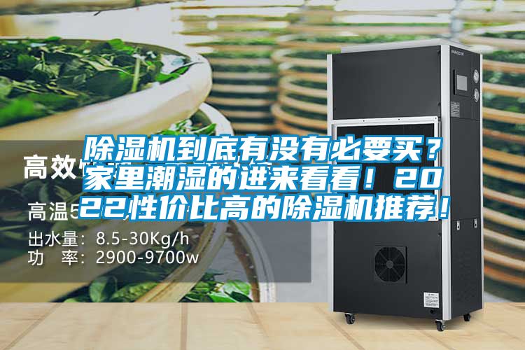 除濕機到底有沒有必要買？家里潮濕的進來看看！2022性價比高的除濕機推薦！