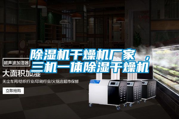 除濕機干燥機廠家 ，三機一體除濕干燥機