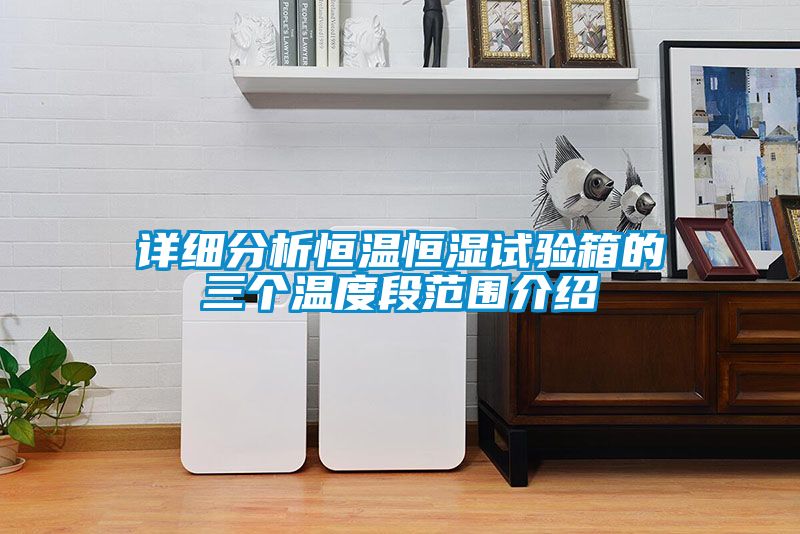詳細(xì)分析恒溫恒濕試驗箱的三個溫度段范圍介紹