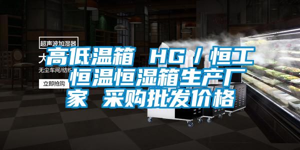 高低溫箱 HG/恒工 恒溫恒濕箱生產廠家 采購批發價格
